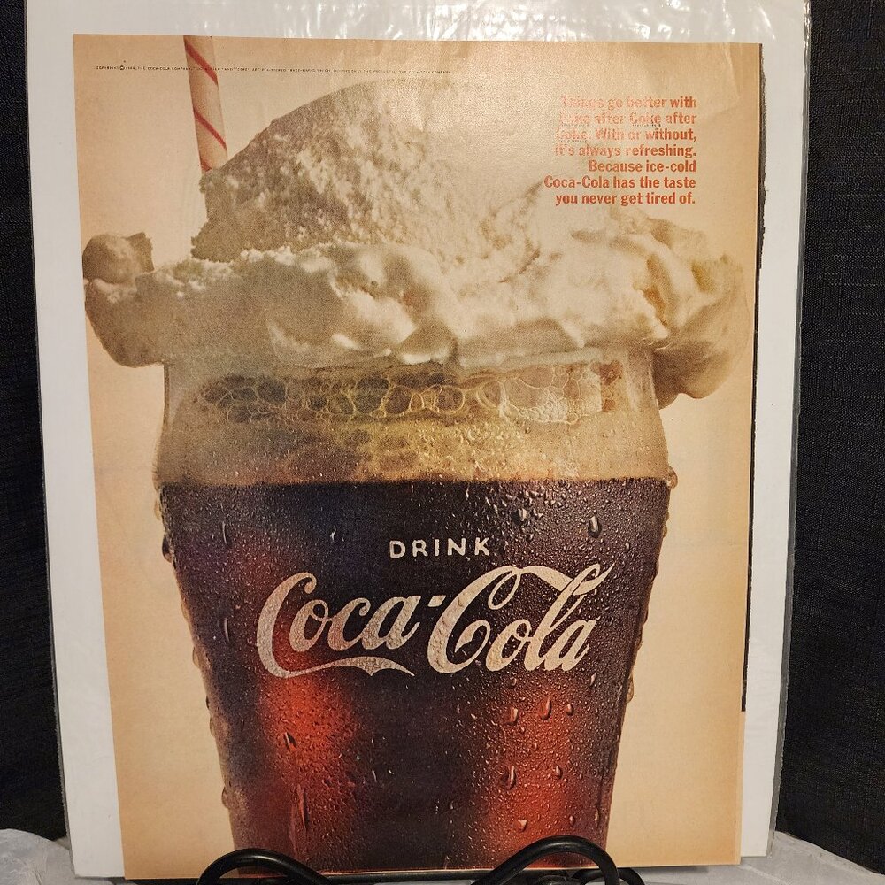 Coca Cola Vintage Advertising - General Tire Advertising 1966